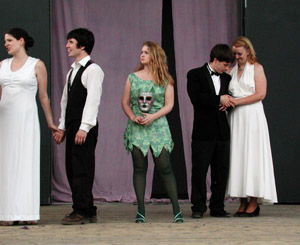 Rosalind, Orlando, Hymen, Celia, Oliver